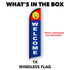 Welcome (Happy Face) Windless Banner Flag