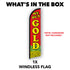 We Buy Gold (Red) Windless Banner Flag