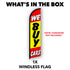 We Buy Cars Windless Banner Flag