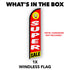 Super Sale (Happy Face) Windless Banner Flag