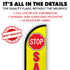 Stop Sale Stop (Red & Yellow) Windless Banner Flag