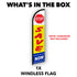 Stop Save Now Windless Banner Flag