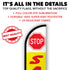 Stop Save Now Windless Banner Flag
