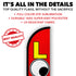 Look (Red) Windless Banner Flag
