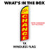 Oil Change (Red & Yellow) Windless Banner Flag