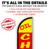 Oil Change (Red & Yellow) Windless Banner Flag