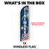 Fireworks (USA) Windless Banner Flag