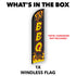 BBQ (Black) Windless Banner Flag
