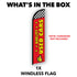 Quality Used Cars (Red) Windless Banner Flag