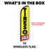 Tires Sale (Red & Yellow) Windless Banner Flag