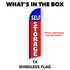 Self Storage (Red & Blue) Windless Banner Flag