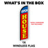 Open House (Blue & Red) Windless Banner Flag