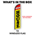 Open House (Red & Yellow) Windless Banner Flag