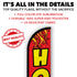 Hot Buys (Red) Windless Banner Flag