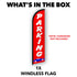 Parking (Red) Windless Banner Flag
