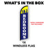 1 & 2 Bedrooms Windless Banner Flag