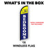 1, 2 & 3 Bedrooms Windless Banner Flag