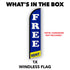 Free Rent Windless Banner Flag