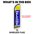Welcome Drive In Windless Banner Flag