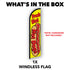 Hot Dogs Windless Banner Flag
