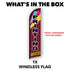Printing Services Windless Banner Flag