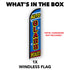 Auto Glass Specialists Windless Banner Flag