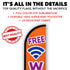 Free Wifi Windless Banner Flag