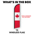 Canada Windless Banner Flag