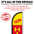 Now Hiring Windless Banner Flag