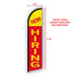 Now Hiring Windless Banner Flag