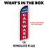 100% Hand Car Wash Windless Banner Flag
