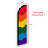 Rainbow Windless Banner Flag