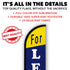 For Lease Windless Banner Flag
