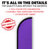 Purple Solid Color Windless Banner Flag