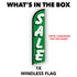 Sale (Green) Windless Banner Flag