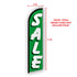 Sale (Green) Windless Banner Flag