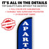 Apartments Now Available Windless Banner Flag
