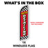 Auto Detailing (Red Checkered) Windless Banner Flag
