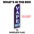 Vape Shop (Purple) Windless Banner Flag