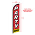Party Supply Windless Banner Flag