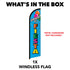Suministro De Fiesta Windless Banner Flag