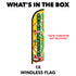 Aguas Frescas Windless Banner Flag