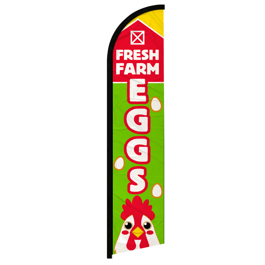 Farm Fresh Eggs Windless Banner Flag