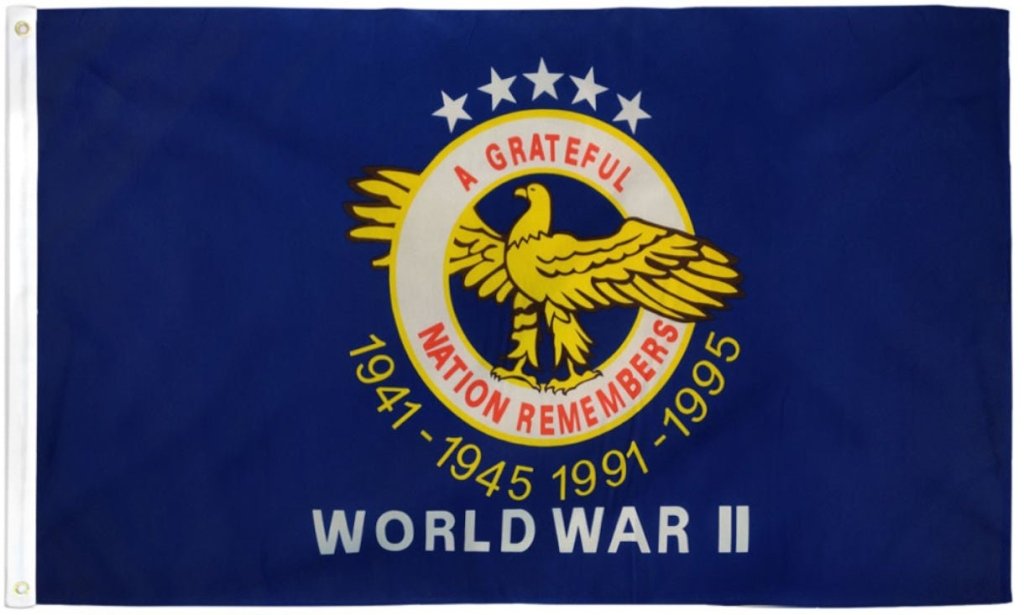 A Grateful Nation Remembers Flag 3x5ft Poly - Flags Importer