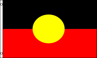 Aboriginal Flag 3x5ft Poly