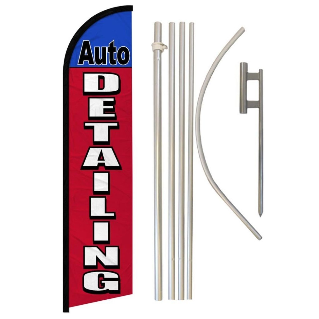 thumbnail image 2 of Custom Auto Detailing Advertising Vinyl Banner | Car Wash Sign | Multiple Sizes 2 of 4