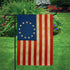 Betsy Ross Vintage Poly-Twill Garden Flag 12.5x18in