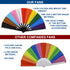 Bisexual X - Large Hand Fan - Flags Importer