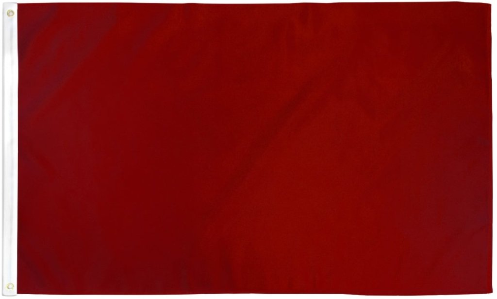 Burgundy Solid Color Flag 3x5ft Poly - Flags Importer