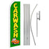 Car Wash (Green) Super Flag & Pole Kit - Flags Importer